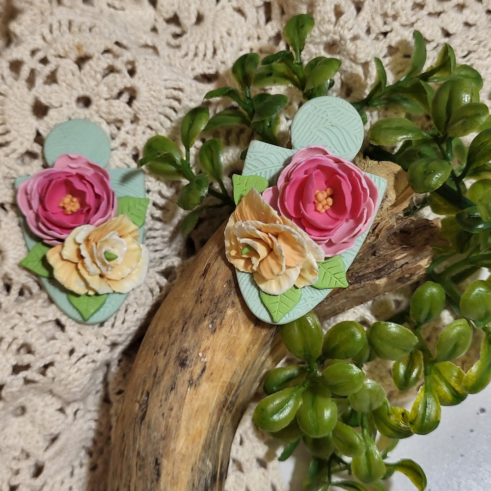 Polymer clay earrings